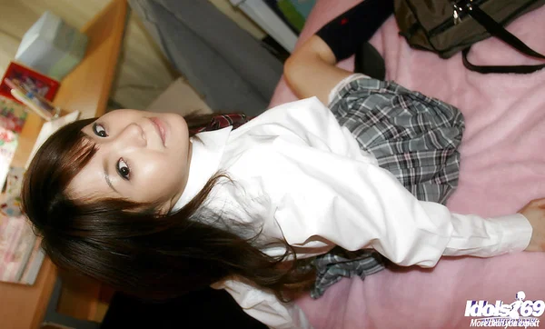 Naughty asian schoolgirl gets her muff stuffed by a toy and a hard cock  - Japanese, Schoolgirl, Asian, Teen, Hardcore, Hairy, Ass Fucking, Ass, Cute, Upskirt  - Photo 4