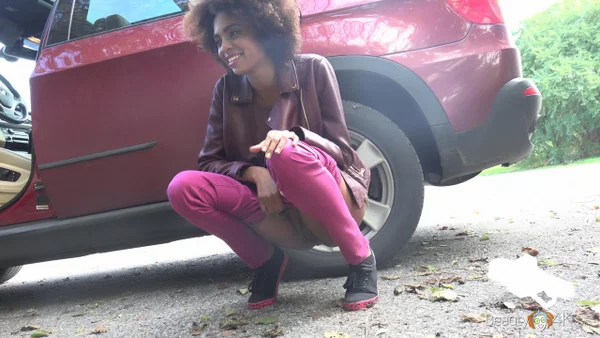 Cute ebony with small nips Luna Corazon rubs her twat before taking a dick  - Brazilian, Pissing, Ebony, Public, Curly, Leather, Amateur, African, Pussy, Big Cock  - Photo 6