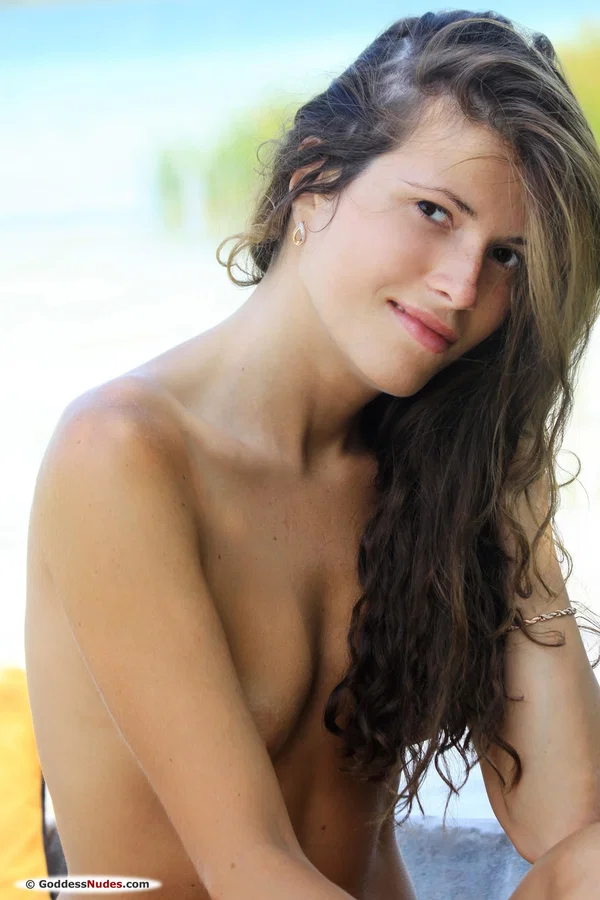 Naughty teen girl Salomja A falls into the water without any clothes on  - Teen, Babe, Pussy, Outdoor, Glamour, Spreading, Feet, Legs, Blowjob, Model  - Photo 16