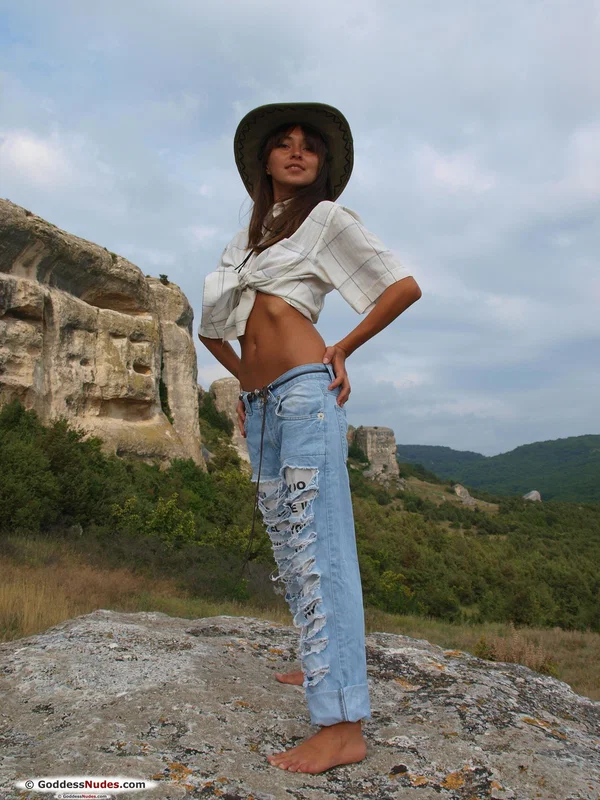 Goddess Nudes performed by Juliet Sex Pictures  - Perfect, Cute, Undressing, Pretty, Jeans, Teen, Outdoor, Shaved, Tiny Tits, Beautiful  - Photo 1