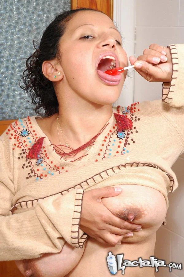 Pregnant girl Talia squirts breast milk onto a sucker during solo action  - Pregnant, Nipples, Big Tits, Boots, Hairy, Pussy, High Heels, Spreading, Babe, Beautiful  - Photo 13