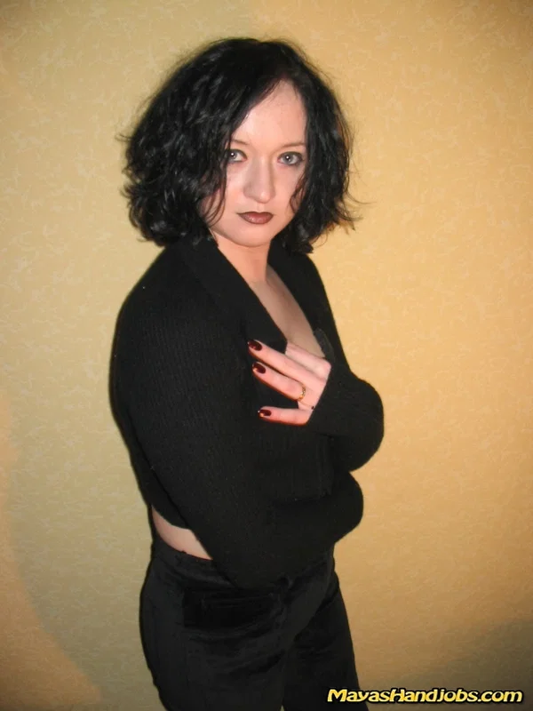 Luscious brunette MILF Maya strips & unveils her medium natural tits & pussy  - MILF, Short Hair, Big Tits, Brunette, Non Nude, Pussy, Spreading  - Photo 5