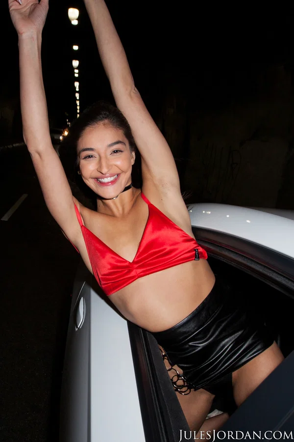 Teen pornstar Emily Willis uncovers her small tits while wearing a thong  - Public, Beautiful, Natural Tits, Teen, Upskirt, Ass, PAWG, Tiny Tits, Spreading, Cute  - Photo 6