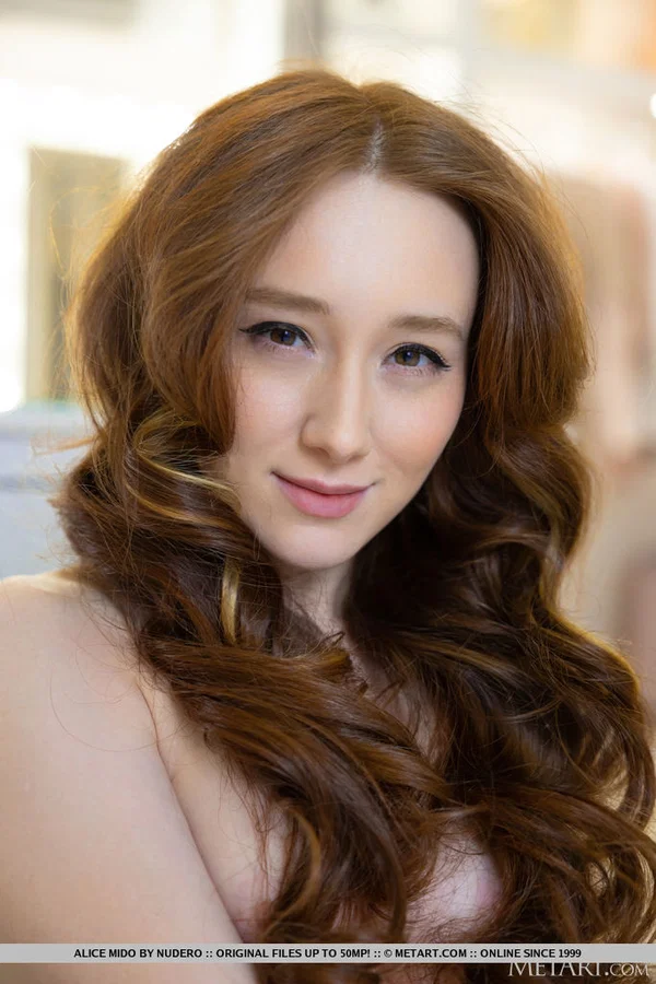 Charming Asian teen Alice Mido goes nude in white stockings  - Shaved, Asian, Teen, Beautiful, Face, Pussy, Ass, Stockings, Glamour, European  - Photo 11
