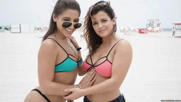 Latina girls Abella Danger & Keisha Grey ham it up in swimsuits on vacation  - Teen, Bikini, Latina, Pornstar, Outdoor, Glasses, Cute, Short Hair, Brunette, Non Nude  - Photo 17