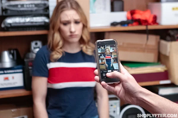 Blonde teen Kasey Miller gets fucked during a strip search for shoplifting  - Cumshot, Reality, Jeans, Ass Fucking, Doggy Style, Blonde, Handjob, Teen, Cute, Hardcore  - Photo 5