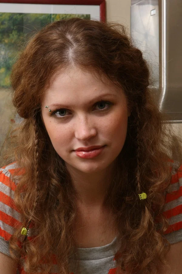 Cute teen in a green pantyhose Elena D. flashing her juicy tits & yummy twat  - Redhead, Ass, Teen, Curly, Pantyhose, Amateur, Cute, Feet, Babe, Tiny Tits  - Photo 1