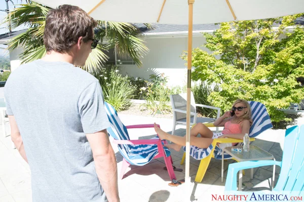Naturally busty blonde sweetie Lexi Belle rides big dick in poolside seduction  - Girlfriend, Perfect, Hardcore, Blonde, Cowgirl, Teen, Fingering, Pornstar, Cute, Petite  - Photo 5