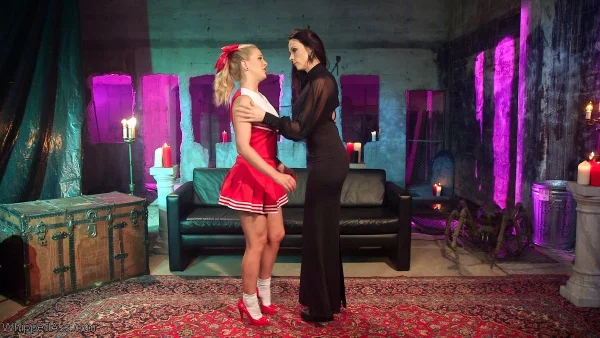 Whipped Ass performed by Chanel Preston, Cherie DeVille Porn Images  - Halloween, Cheerleader, Party, Socks, Fetish, Upskirt, Teen, Amateur, MILF, Lesbian  - Photo 2