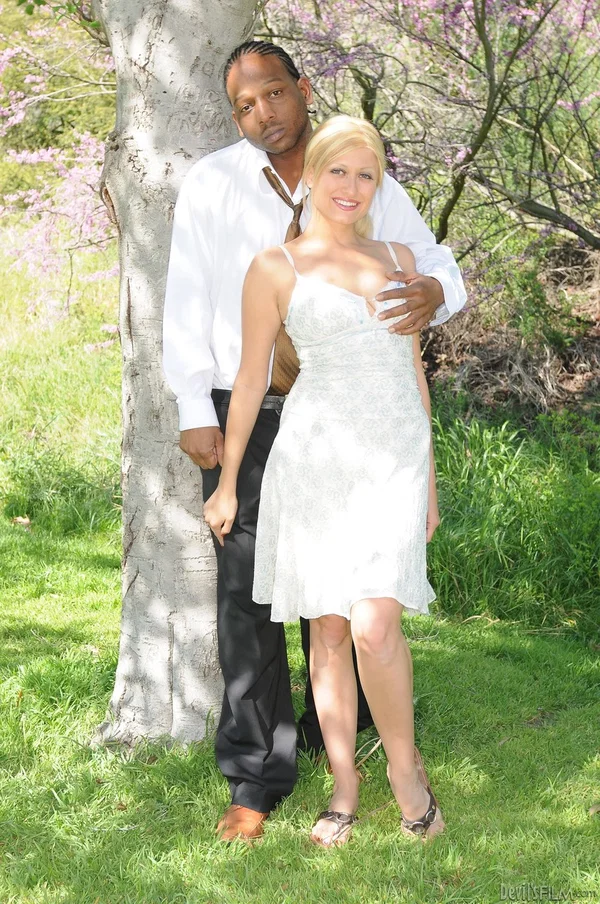 Blonde stepdaughter gets boned by black stepdad & deepthroats his big dick  - Mom, Family, Outdoor, Teen, Blowjob, Pornstar, Blonde, Cowgirl, Pussy, Big Tits  - Photo 1