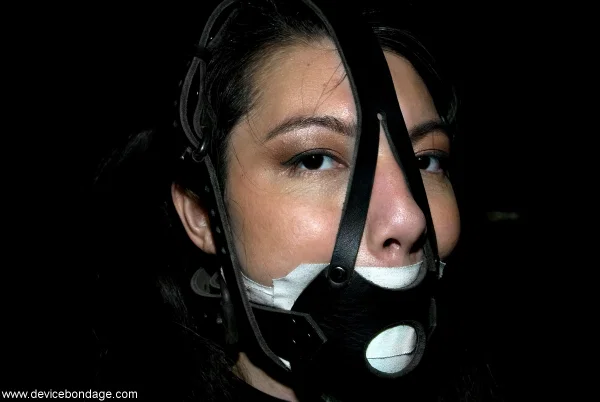 White girl Circe Borges is made to cum while wrapped in latex and gagged  - Face, Bondage, Perfect, BDSM, Masturbation, Pussy, Dildo, Shaved, Close Up, Feet  - Photo 12