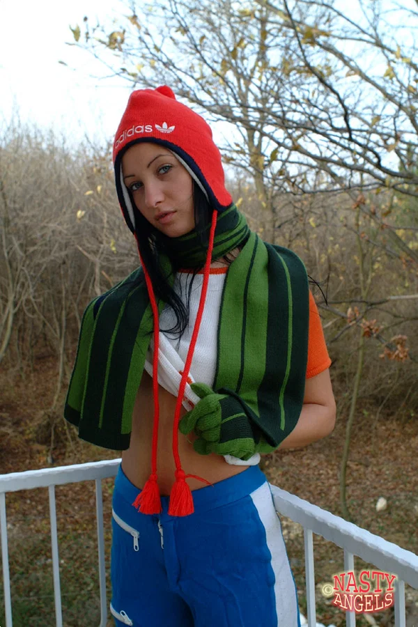 Amateur teen with tiny tits Rana unveils her trimmed clam outdoors  - Teen, Sexy, Panties, Amateur, Outdoor, Cute, Undressing, European, Tiny Tits, Ass  - Photo 2