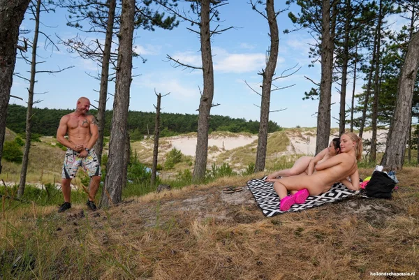 Hollandsche Passie starring Hailey Haze, Lana Lush, Wesje Boy Naked XXX  - Groupsex, Cumshot, Caught, Public, Beach, Amateur, Ass, Reality, Outdoor, Blowjob  - Photo 4