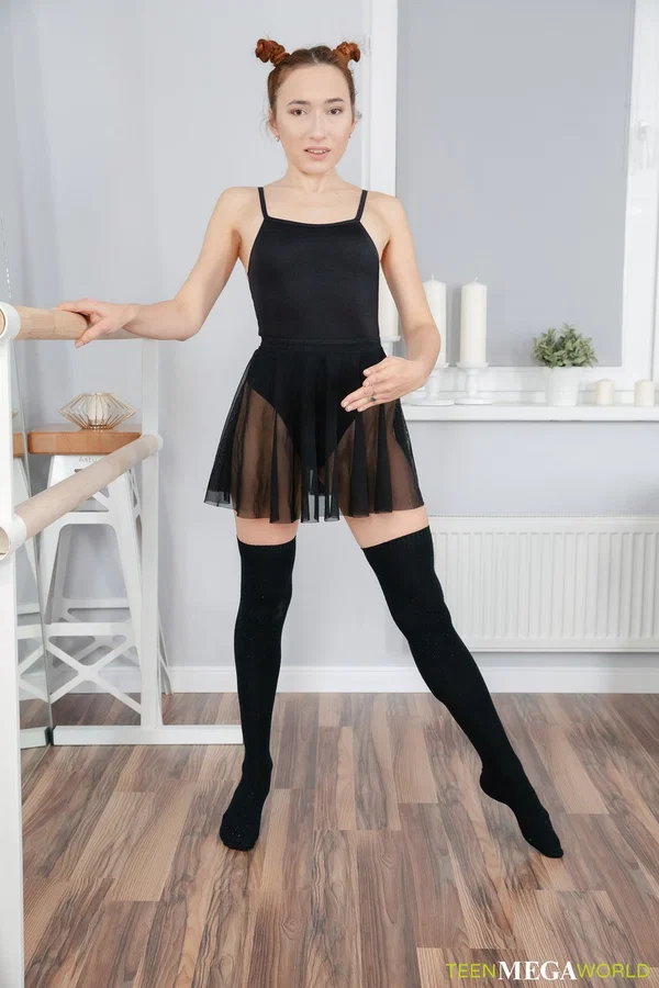 Little ballerina Angie A getting ass fucked for the first time by her coach  - Ballerina, Blowjob, Teacher, Anal, Big Cock, Redhead, Ass, Handjob, Petite, Stockings  - Photo 1