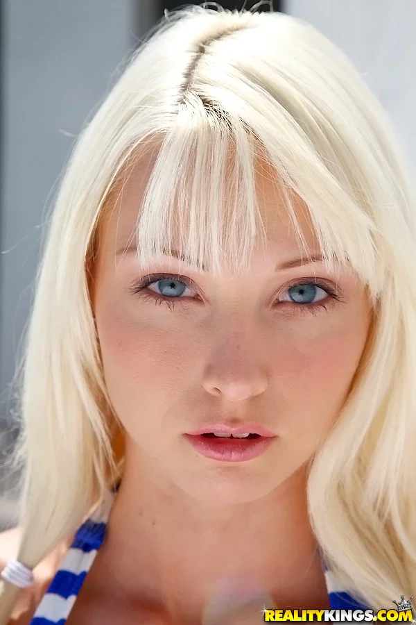 Doll-face teenage blonde with big tits Rikki Six slipping off her bikini  - Babe, Face, Bikini, Fake Tits, Teen, Big Tits, Blonde, Pussy, Beautiful, Cute  - Photo 5
