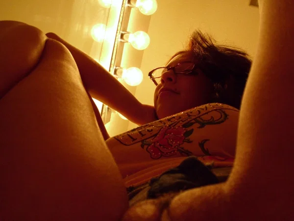 Nerdy teen babe Cydella Stones teases with her big tits in a solo  - Selfie, Close Up, Glasses, Teen, Amateur, Big Tits, Solo, PAWG, Ass, Beautiful  - Photo 15