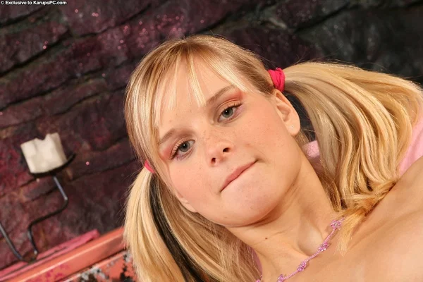 Blonde teen with pigtails Mirra unveiling her big natural tits & shaved pussy  - Face, Big Tits, Teen, Pigtails, Amateur, Pussy, Socks, Ass, Blonde, Masturbation  - Photo 16