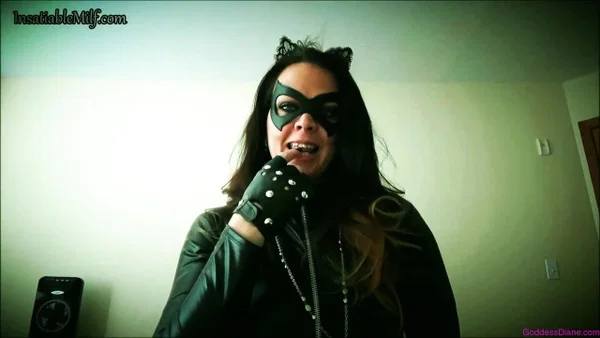 Horny masked mature Diane Andrews teases with her big cleavage in a solo  - Cosplay, Mature, Big Tits, Clothed, Non Nude, Uniform, Natural Tits, Brunette, Pornstar, Glasses  - Photo 10