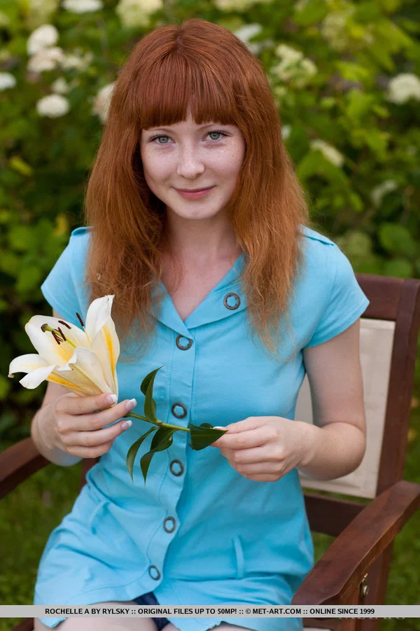 Lovely redhead babe Rochelle A shows off her hairy ginger cunt  - Redhead, Outdoor, Teen, Hairy, Nipples, Tiny Tits, Legs, Clothed, Beautiful, Spreading  - Photo 1