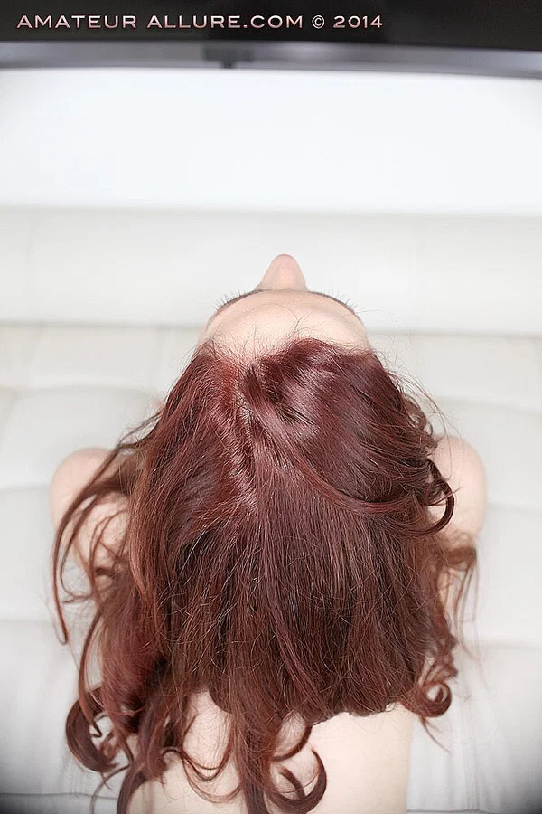 Pretty redheaded pornstar Ember blows a big dick & takes it in her hairy cunt  - POV, Missionary, Amateur, Blowjob, Pretty, Reality, Pussy, Pornstar, Non Nude, Legs  - Photo 17