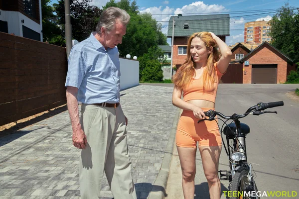 Amateur beauty Msour gets seduced and fucked by an old man she just met  - Old Young, Old Man, Redhead, Amateur, Sexy, Cute, Teen  - Photo 3