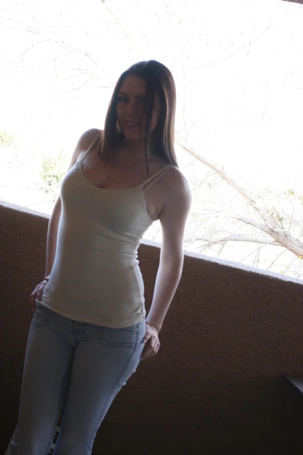 Amateur teen Megan Loxx unveils her fantastic bum and naturals on the terrace  - Jeans, Undressing, Ass, Teen, Amateur, Panties, Pussy, Babe, PAWG, Outdoor  - Photo 2