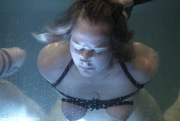 Water Bondage performed by Star Hot XXX  - MILF, Wet, Bondage, Fetish, BDSM, Natural Tits, Lesbian, Blonde, Nipples, Big Tits  - Photo 11