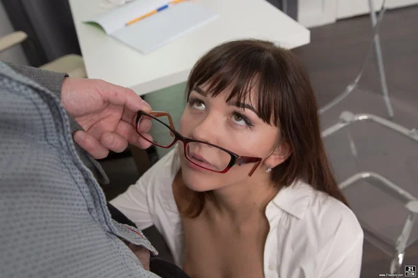 Young amateur Katty Blessed is relieved of her clothing before getting banged  - Teen, Amateur, Hardcore, High Heels, Cum In Mouth, Ass, Legs, Reality, Close Up, Pussy  - Photo 5