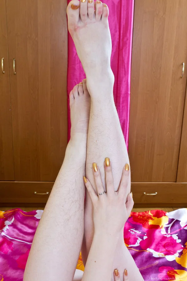 Horny teen Marka removes her short skirt and shows off her beaver  - Hairy, Armpit, Pale, Blonde, Amateur, Pussy, Feet, Spreading  - Photo 11