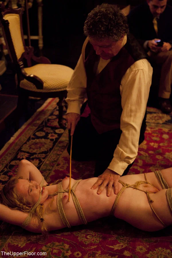 The Upper Floor featuring Iona Grace Naked XXX  - Bondage, Redhead, BDSM, Nipples, Pussy, Lingerie, Spreading, Stockings, Natural Tits, Tiny Tits  - Photo 15