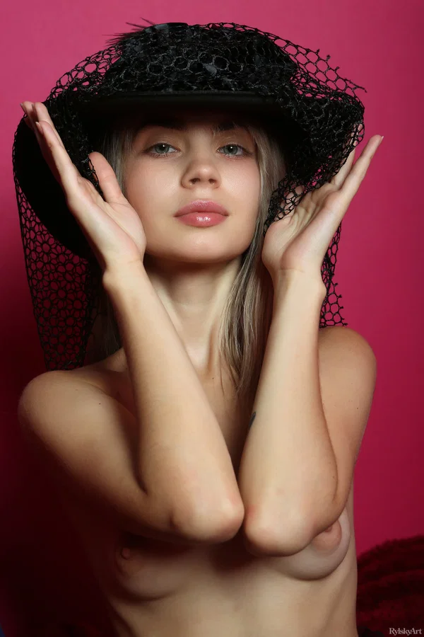 Rylsky Art performed by Sofy Bee Hot Pics  - Solo, Ass, Natural Tits, Stockings, Tiny Tits, Pussy, Babe, Hairy, Spreading, White  - Photo 9