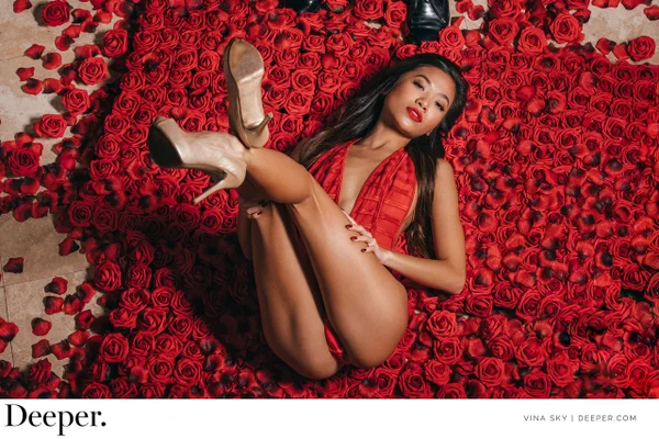 Skinny Asian teen Vina Sky gives head & rides a fat boner in passionate action  - Asian, Cowgirl, Hardcore, Dress, Fetish, Pornstar, Natural Tits, Ass, Cumshot, Tiny Tits  - Photo 2