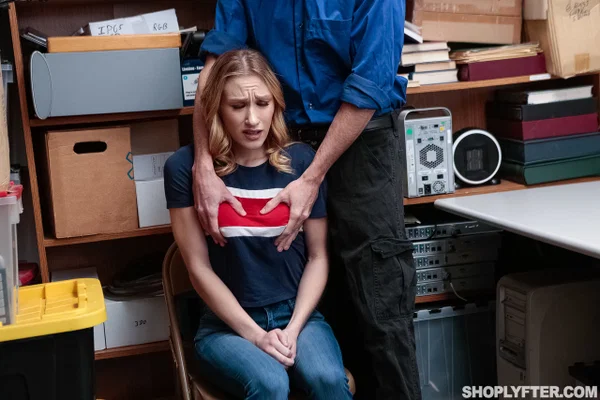 Blonde teen Kasey Miller gets fucked during a strip search for shoplifting  - Cumshot, Reality, Jeans, Ass Fucking, Doggy Style, Blonde, Handjob, Teen, Cute, Hardcore  - Photo 2