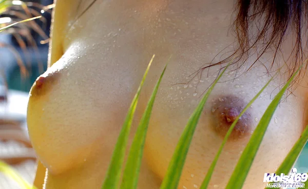 Asian coed Hikari Hino revealing her perfect bosoms and hairy pussy outdoor  - Japanese, College, Asian, Outdoor, Babe, Big Tits, Pool, Natural Tits, Lingerie, Nipples  - Photo 15