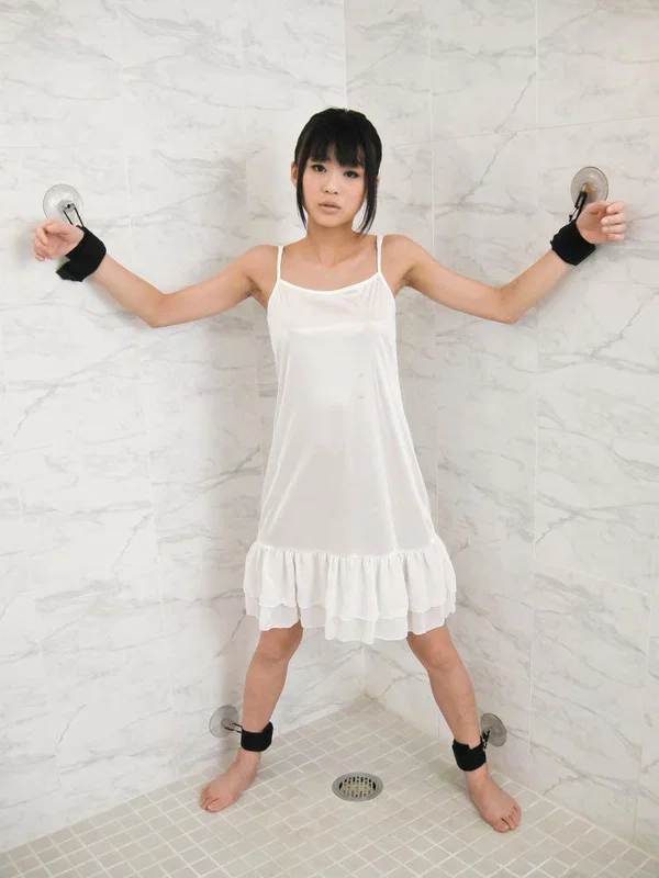 Japanese girl Chika Ishihara has her cunt stimulated while ball gagged & bound  - Japanese, Shower, BDSM, Fetish, Bondage, Asian, Fingering, Hairy, Pussy Licking, Tiny Tits  - Photo 1