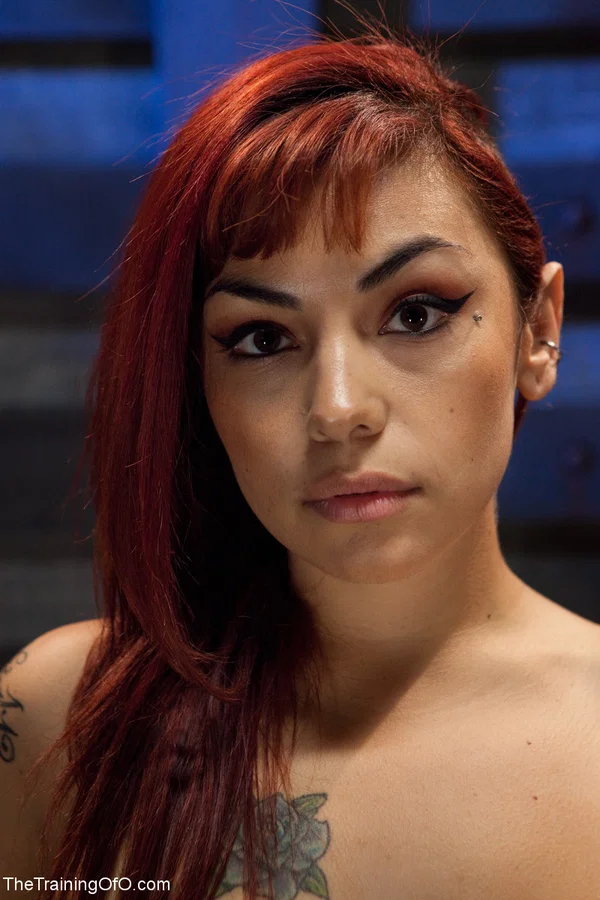 Naked redhead squats and kisses a man's ass in front of a slave girl  - Orgy, MILF, Party, Bondage, Fetish, Reality, Redhead, Latina, BDSM, Amateur  - Photo 7