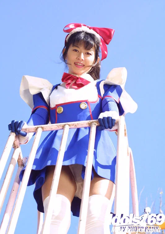 Seductive asian babe in christmass outfit uncovering her nice tits and bush  - Japanese, Babe, Asian, Christmas, Outdoor, Uniform, Stockings, Skirt, Big Tits, Solo  - Photo 8