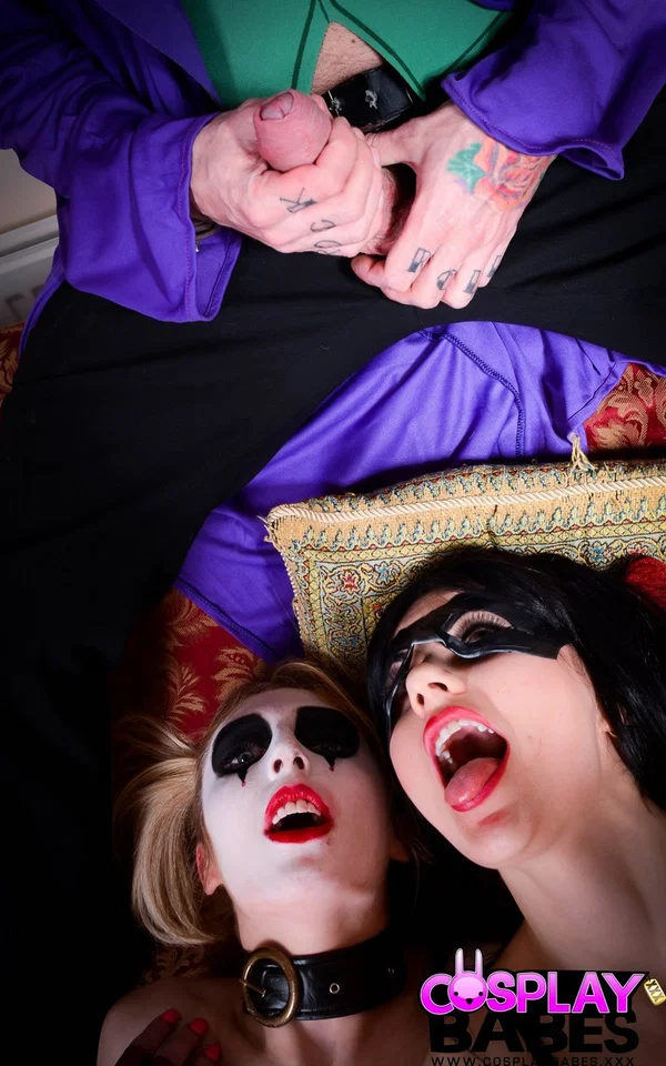 Bi girls Tina Kay & Jessica Jensen takes part in a cosplay themed threesome  - Cosplay, Fetish, European, Groupsex, Threesome, Cowgirl, British, Ass Fucking, Pussy Licking, Blowjob  - Photo 14