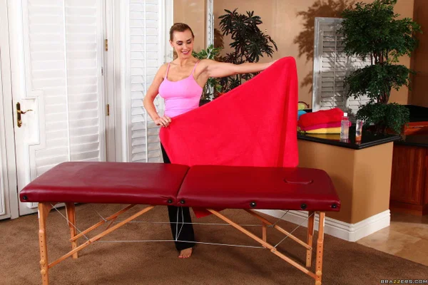 Blonde MILF with big tits Tanya Tate enjoys massage and fuck after yoga.  - MILF, Massage, Pretty, Pussy, Feet, Spreading, Pornstar, Big Tits, Blonde, Big Clit  - Photo 1
