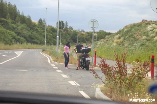 Czech teen Yvette gets fucked by an old stranger in the middle of the road  - Old Man, Family, Czech, Thick, Ass Fucking, Outdoor, Curvy, Teen, Doggy Style, Chubby  - Photo 9