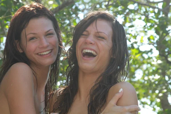 Young looking girls have lesbian sex while bare naked in a mangrove forest  - Beach, Humping, Teen, Outdoor, Lesbian, Ass, Skinny, Cute, Glamour, Spreading  - Photo 8
