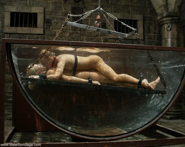 Water Bondage featuring Cassie, Kylie Wilde Hot Photos  - BDSM, Wet, Fetish, Bondage, Blonde, White  - Photo 5