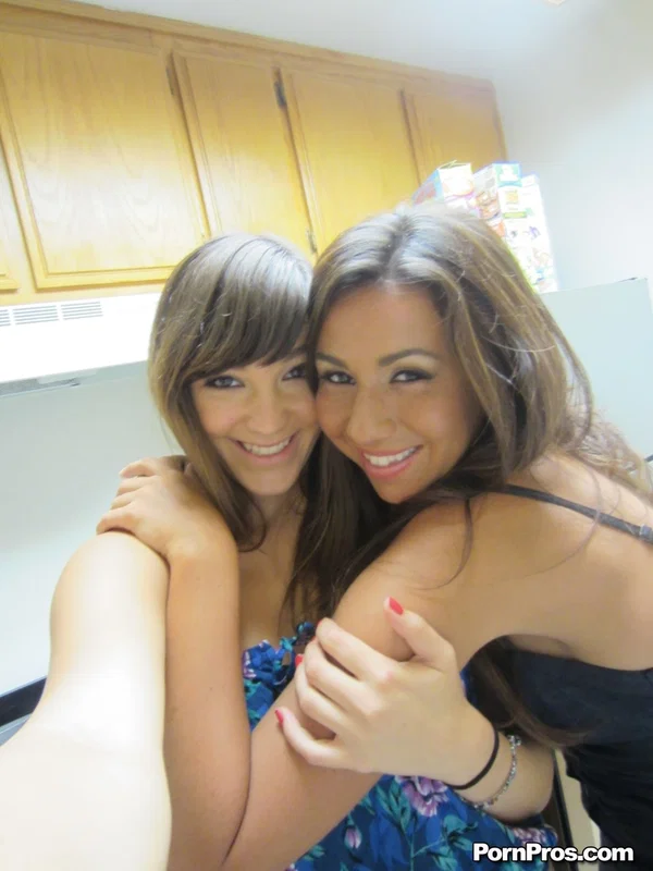 Dark haired beauties Holly and Stephanie cuddle and kiss in bed  - Reality, Ebony, Lesbian, African, Shorts, Ass, Black, Cute, Teen, PAWG  - Photo 7