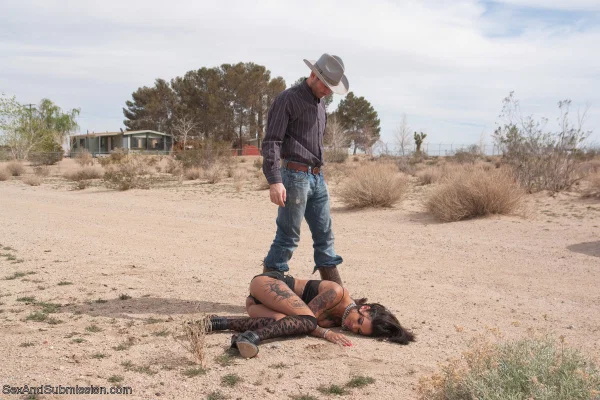 Sex And Submission starring Bonnie Rotten, James Deen Nude Porn Pics  - BDSM, Bondage, White, Outdoor, Skinny, Sexy, Brunette, Blowjob  - Photo 17