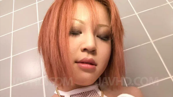 Pretty redheaded Japanese girl Sara fondles her pussy while in a bathtub  - Japanese, Shower, Asian, Redhead, Face, Wet, Big Tits, Close Up, Nipples, Panties  - Photo 6