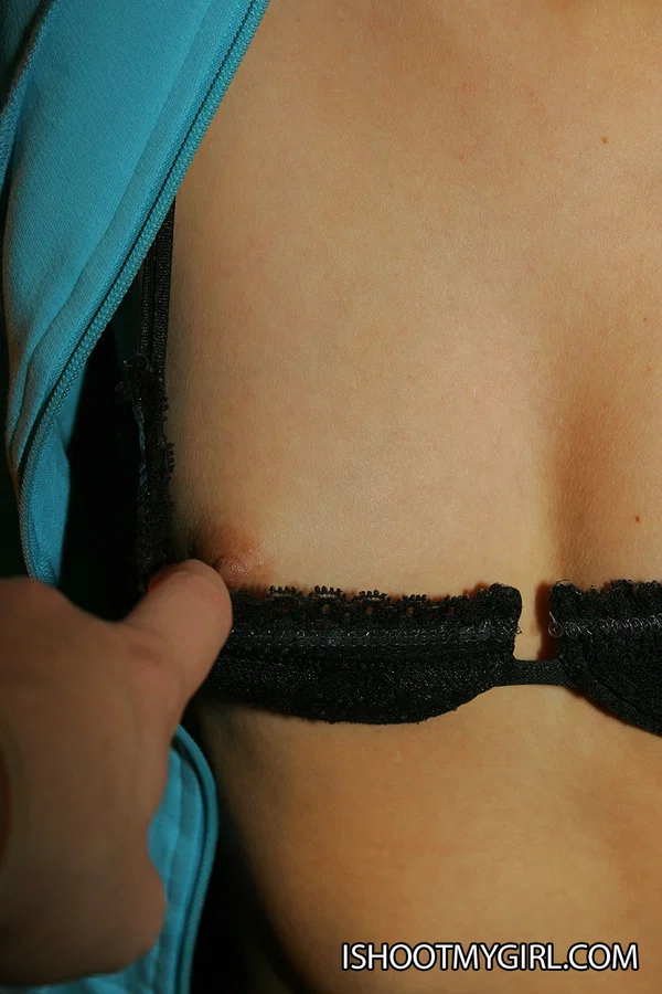 Cute teen Tanya shows her small tits with puffy nipples & her tongue piercing  - Reality, Tiny Tits, Teen, Petite, Undressing, Jeans, Amateur, Cute, Close Up, European  - Photo 8