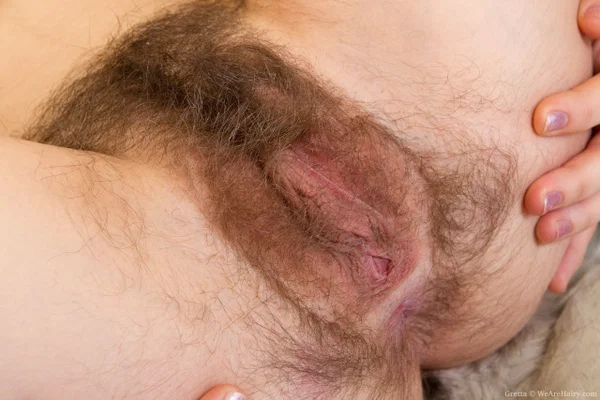 Beautiful Gretta pulls aside her sexy red lingerie to reveal her hairy bush  - Hairy, Spreading, Teen, Babe, Pussy, Close Up, Clothed, Nipples, Big Tits, Socks  - Photo 13