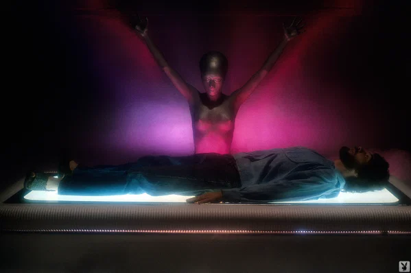 Sexy alien babe Bridgett Rollins rides her hung abductee's big stiff cock  - Mature, Centerfold, Skinny, Beautiful, Blonde, Babe, Solo, Model, Glamour, Feet  - Photo 1