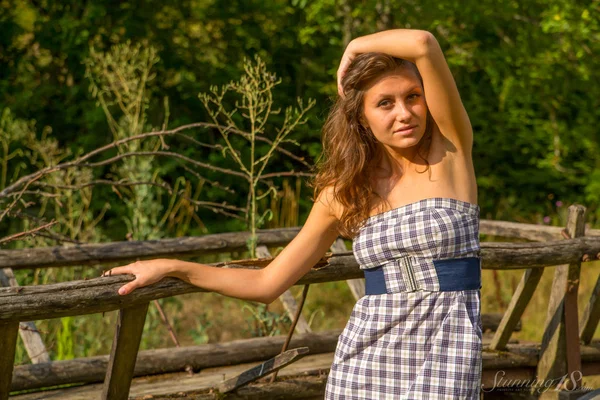 Barely legal girl Furnilla K ditches her dress to model naked on a wagon  - Outdoor, Teen, Tiny Tits, Ass, Model, Solo, Nipples, Legs, Skirt, Pussy  - Photo 2