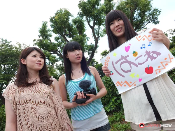 Japanese girls give a CFNM blowjob after flagging down a motorist  - Japanese, Public, Asian, Outdoor, MILF, Reality, POV, Shorts, Blowjob, Face  - Photo 4